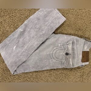 True Religion Grey Wash Denim